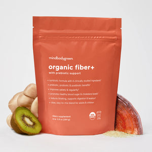 organic fiber+ with prebiotic support  (bi-monthly)